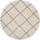 preview thumbnail 65 of 161, SAFAVIEH Hudson Shag Estella Diamond Trellis 2-inch Thick Rug 11' Round - Ivory/Beige