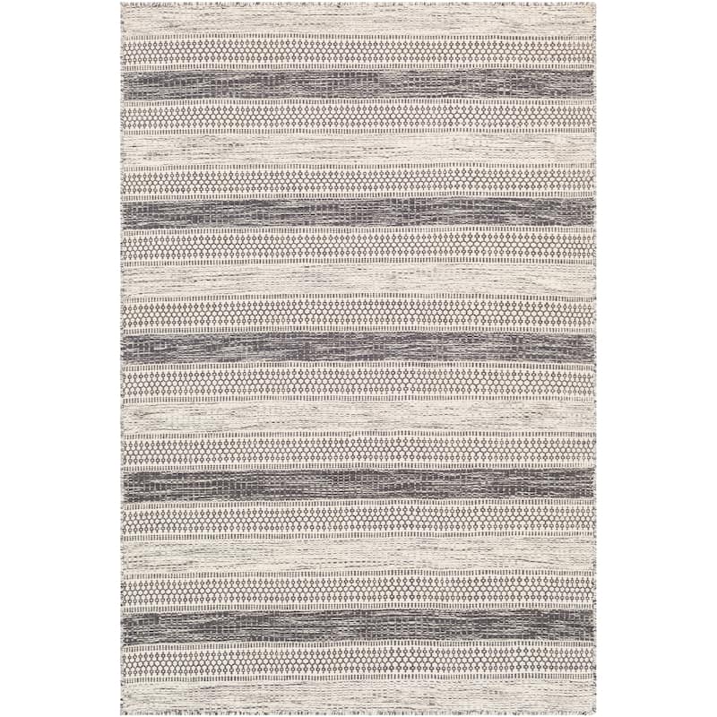 Livabliss Arica Handmade Casual Stripe Wool Area Rug