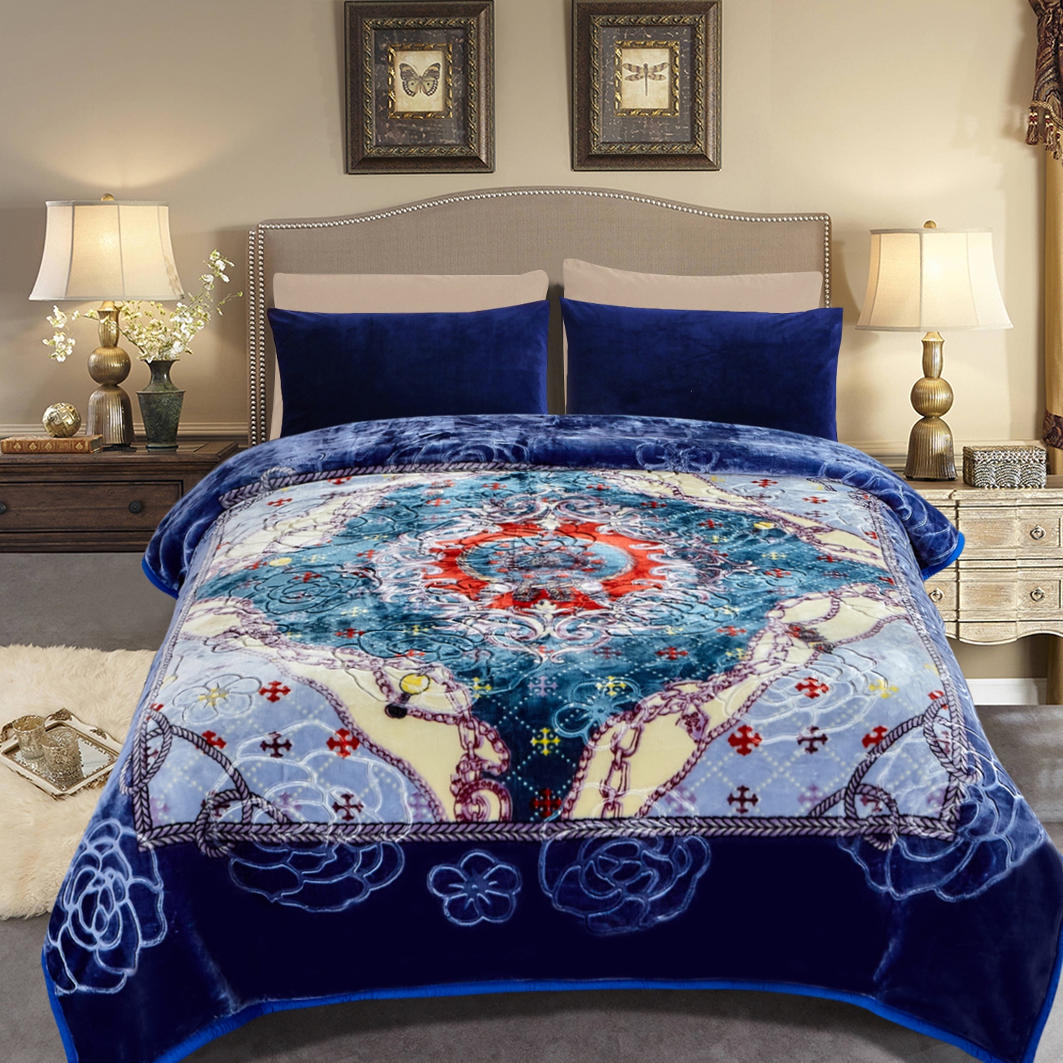 Plush heavy blanket online