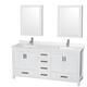 Option White, Chrome Trim, Giotto Quartz Top
