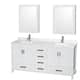 Option White, Chrome Trim, Giotto Quartz Top
