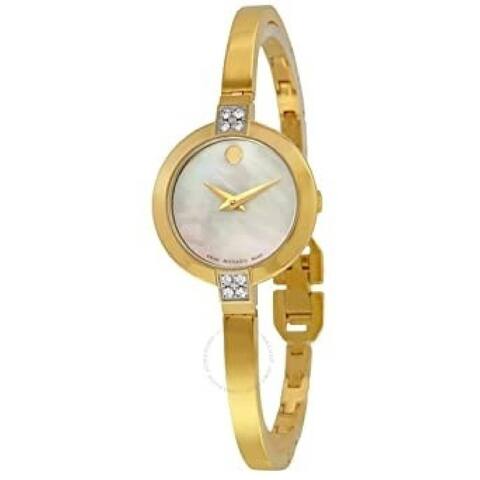 Movado Women's 0607000 'Bela' Dot Gold-Tone Stainless Steel Watch