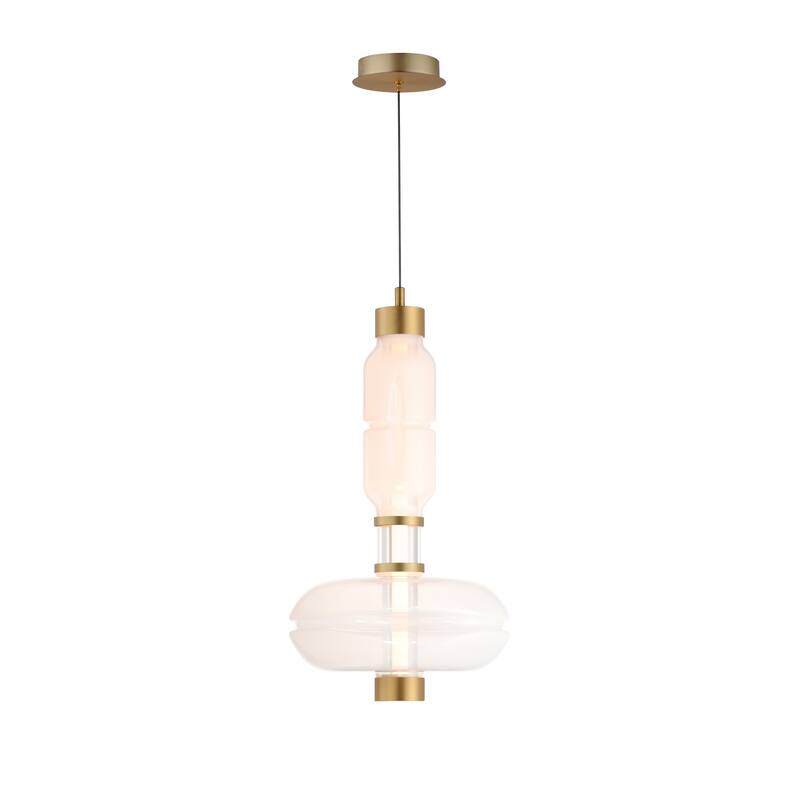 Studio M SM18592 Gusto 22" Tall LED Abstract Pendant with Hand-Blown