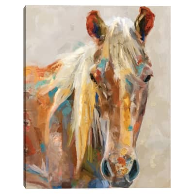Equine Portrait by Studio Arts Canvas Art Print