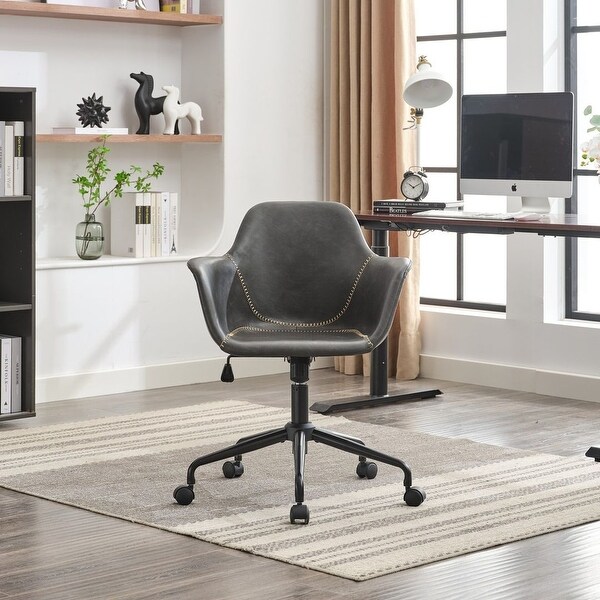 Mid-Century 360 Swivel Office Chair, Rolling Swivel Height Mid-Century 360 Swivel Office Chair, Rolling Swivel Height