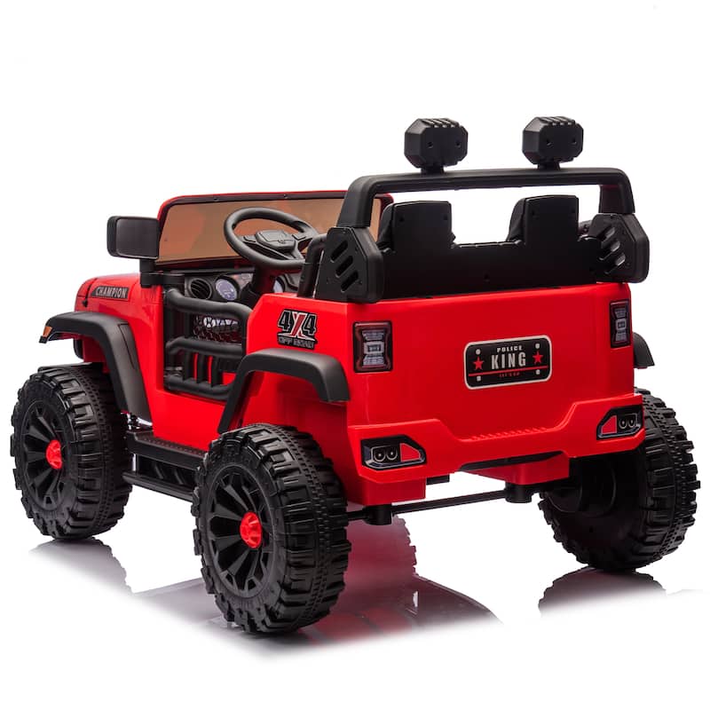 24V Two-Seater Kids Ride On Electric Car W/Parents Control,400w Motor,Provide A Speed Of 1.86-4.35mph For Kids Of 3+