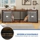 preview thumbnail 18 of 38, Moasis Extra Large Dog Crate Furniture with Sliding Doors