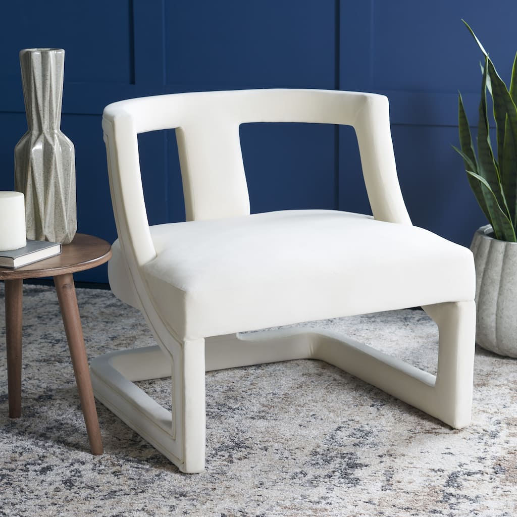 SAFAVIEH Emelie Accent Chair - 27" W x 27" D x 27" H - 26Wx27Dx27H
