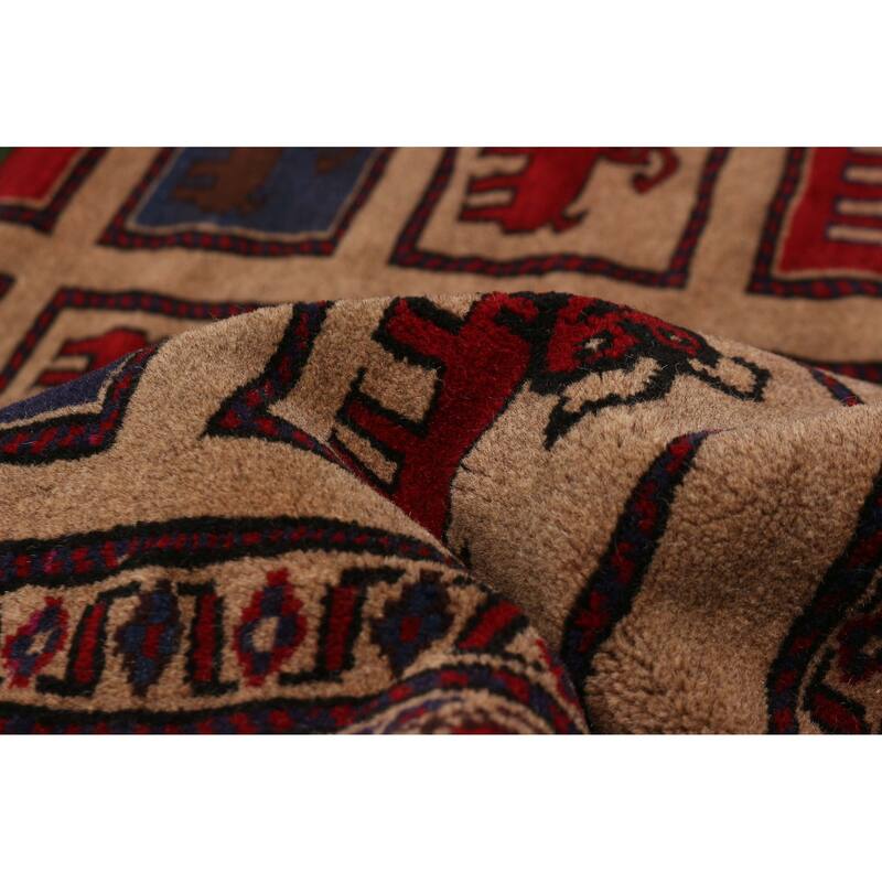 Teimani Tan Rug 6'7" x 8'8" - 6'7 x 8'8