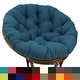 preview thumbnail 1 of 22, 52-inch Solid Twill Papasan Cushion (Cushion Only)