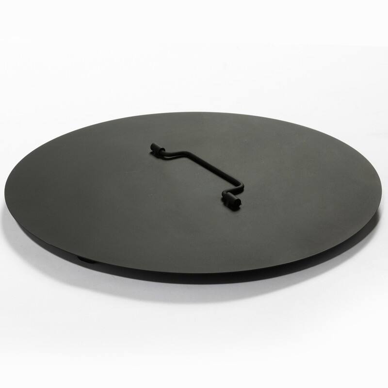 15" Propane Tabletop Gas Fire, 40000 BTU Round Steel Fire Pit