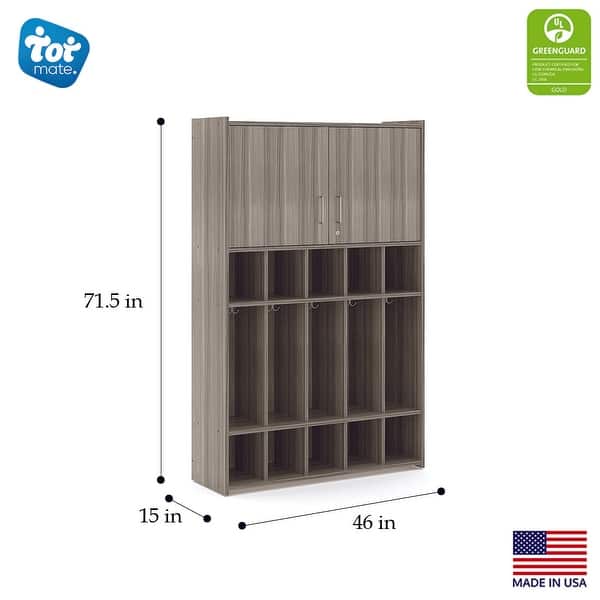 Tot Mate School Age Floor Locker, Assembled