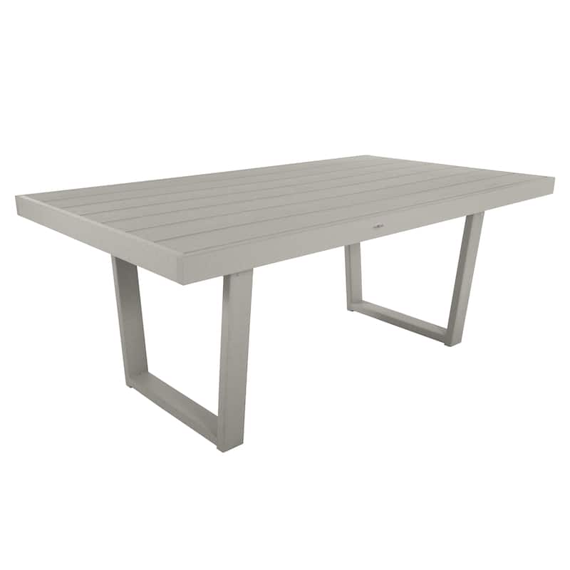 Haven Modern Outdoor Dining Table - Cove Gray