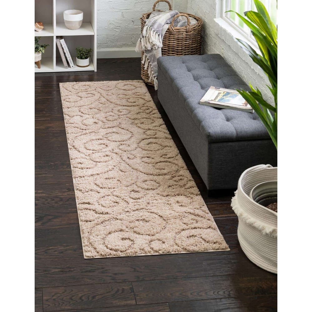 Shag Milson Collection Area Rug