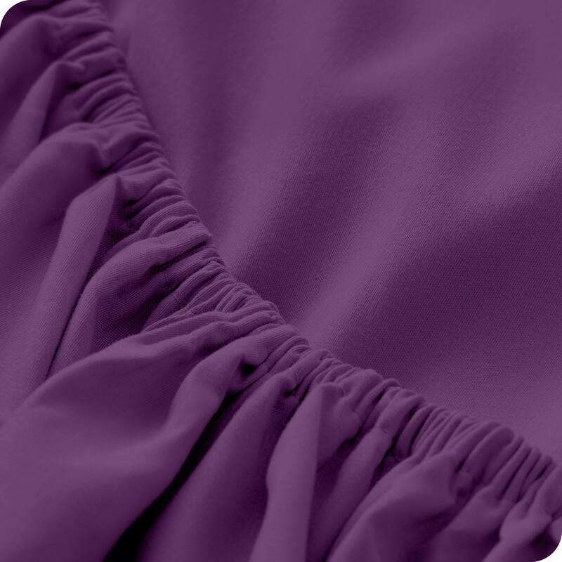 Bare Home Ultra-Soft Microfiber 22 Inch Extra Deep Pocket Fitted Sheet