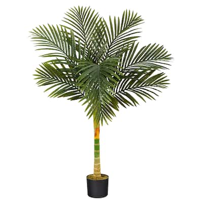 4' Golden Cane Artificial Palm Tree - 6"