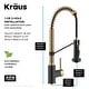 preview thumbnail 27 of 158, Kraus Bolden 2-Function 1-Handle Commercial Pulldown Kitchen Faucet