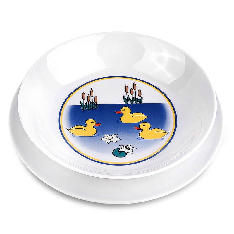 Ducklings Porcelain Kids Dinnerware Set of 3