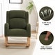 preview thumbnail 46 of 66, HOMYKA 27.3" Wide Rocking Chair for Nursery Room