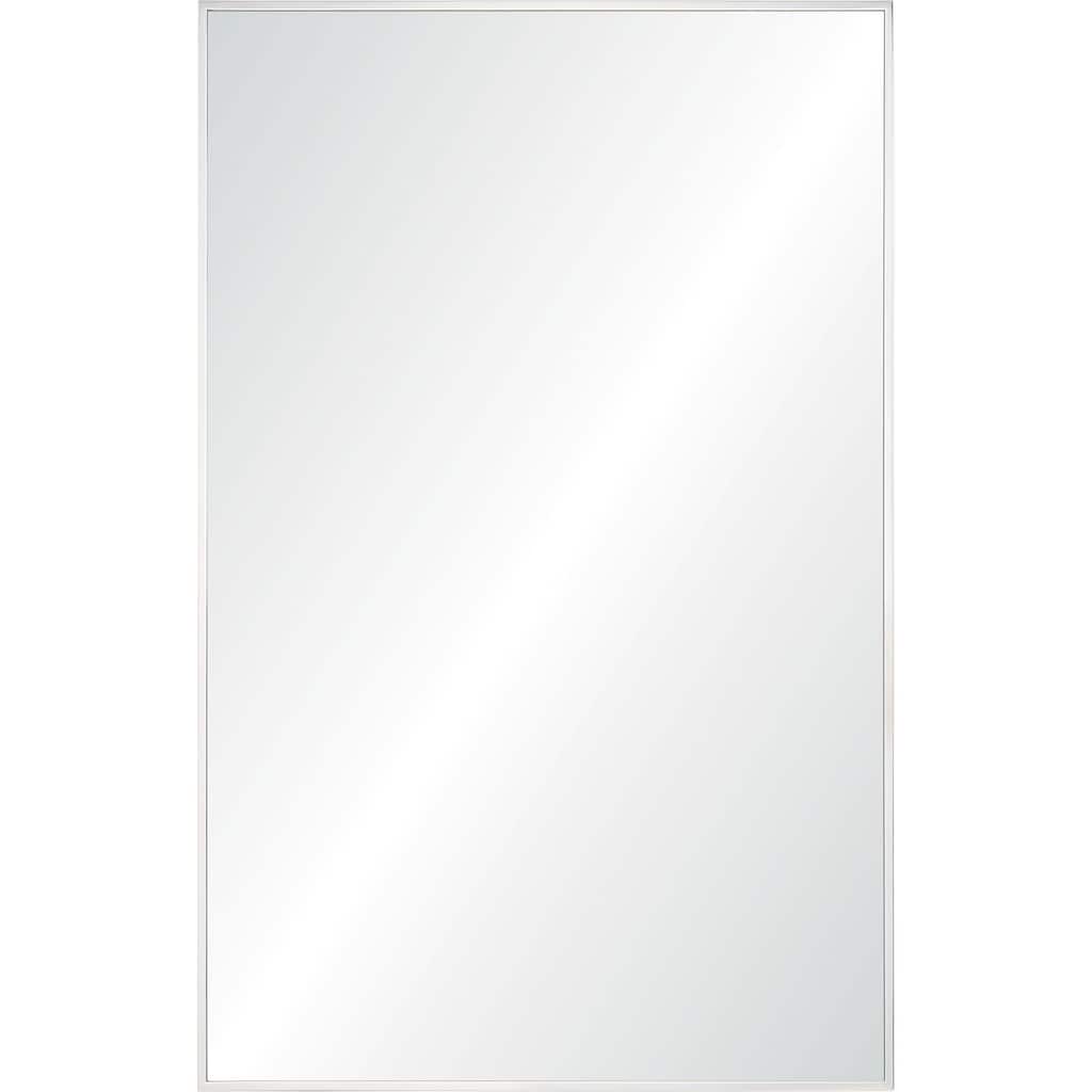 36" Silver Framed Rectangular Wall Mirror
