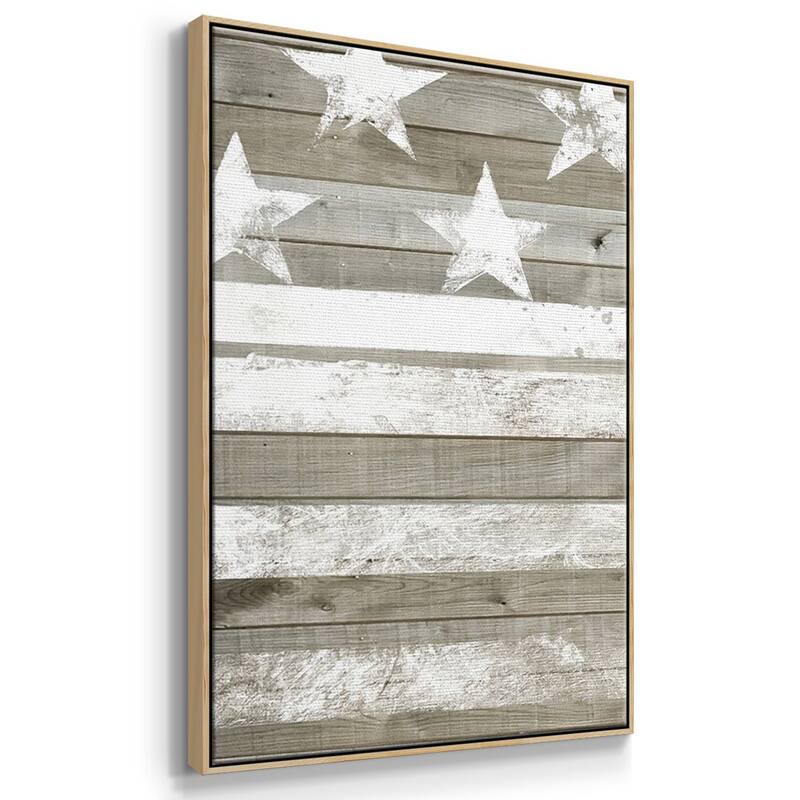 Americana Flag - Multi Piece Framed Canvas