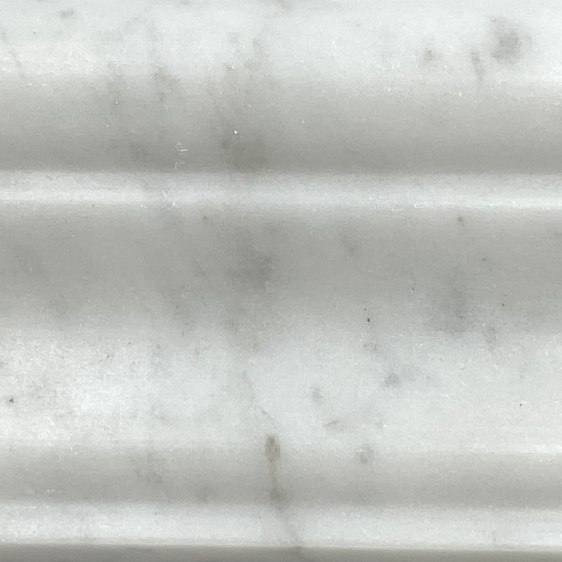 Carrara Marble 2" x 12" Honed Chair Rail Liner