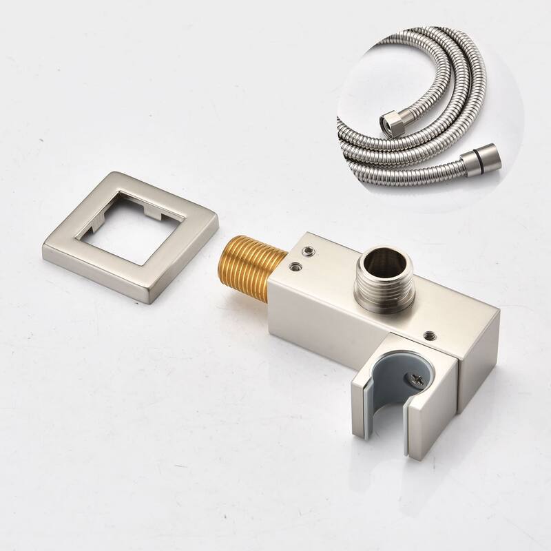 Wall Mounted Shower System 12 Inch Shower Faucet Set with Handheld