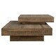 preview thumbnail 5 of 7, Uttermost Rustic Planes Modern Coffee Table - 19.5"H x 57"W x 47.25"D