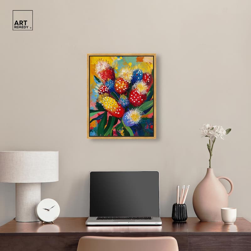 Vivid Flora II Canvas by Art Remedy