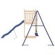 preview thumbnail 5 of 15, vidaXL Swing Set Outdoor Backyard Wooden Playground Equipment for Kids Age 3-8