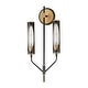 preview thumbnail 1 of 5, Maxim 16170 Regent 2 Light 23" Tall LED Bathroom Sconce Black / Antique Brass