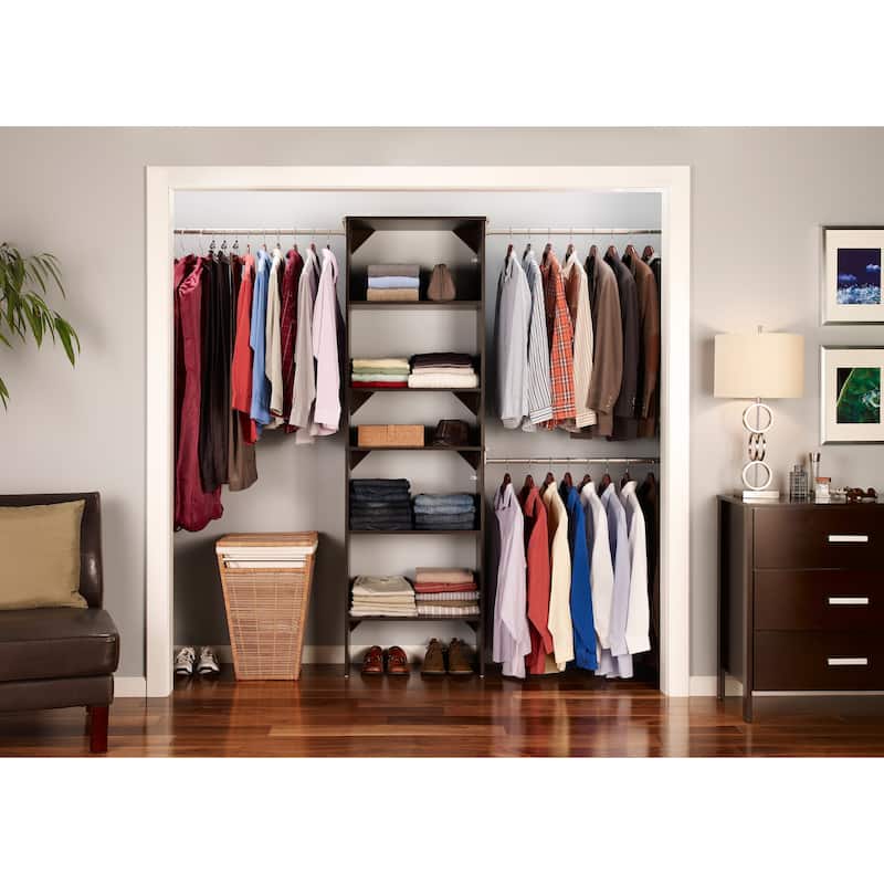 ClosetMaid SuiteSymphony 25-inch Wide Starter Tower Closet Organizer
