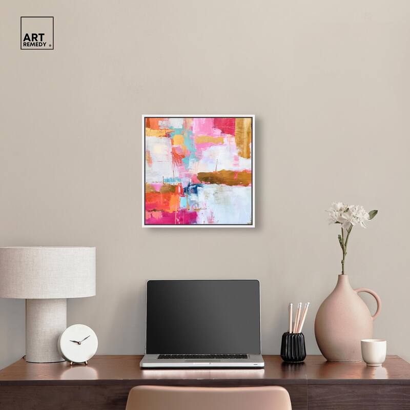 Exuberant Hues II Canvas by Art Remedy