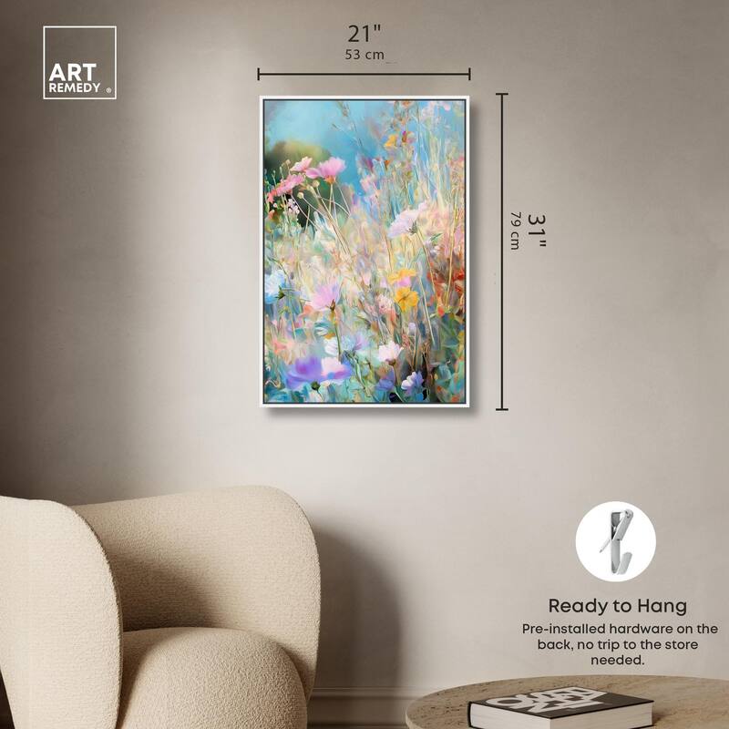 Cosmos Cascade Canvas by Art Remedy