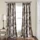 The Gray Barn Dogwood Floral Curtain Panel Pair - 108 Inches - Gray