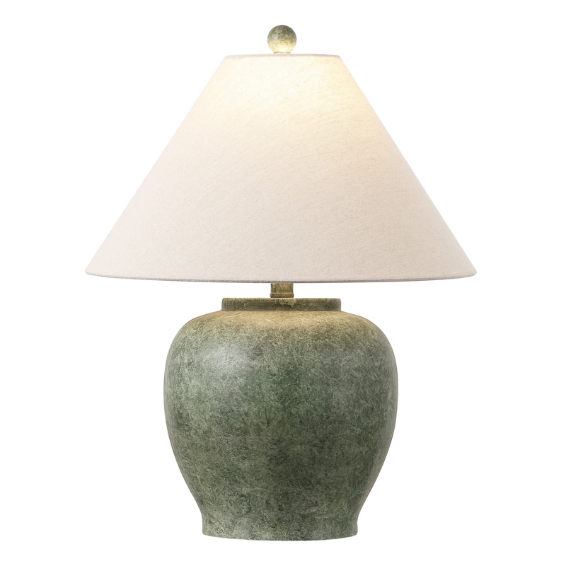 SAFAVIEH Dylan 22-inch Resin Table Lamp (LED Bulb Included) - 17"W x 17"D x 22"H