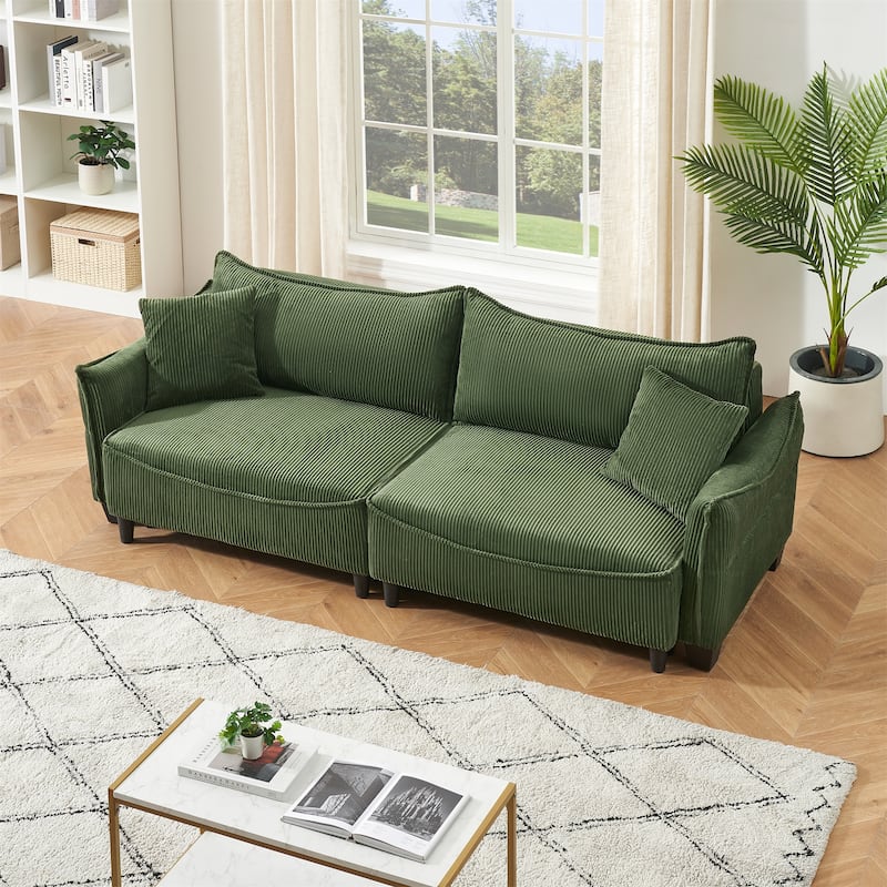 Corduroy Fabric Sofa