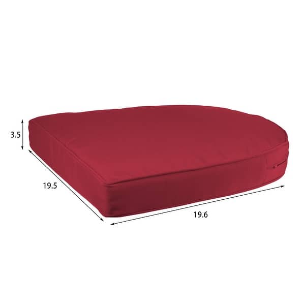Outdoor 19inch Curved Patio Chair Seat Cushion Bed Bath & Beyond
