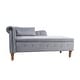 preview thumbnail 60 of 58, Velvet Lounge Chair with Storage & Pillow,Modern Upholstered benches for Living Room Bedroom Office