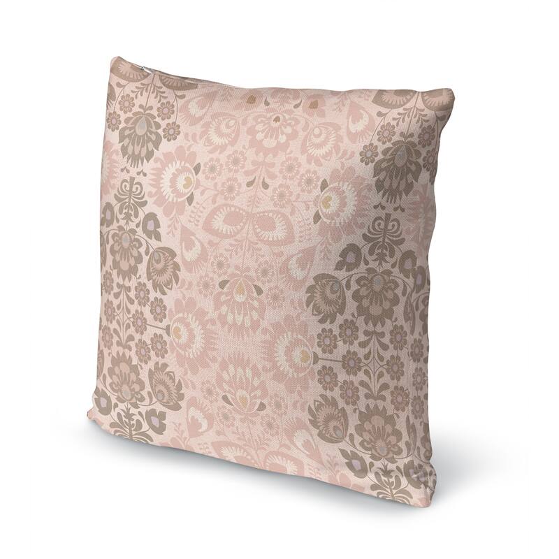 FOLK FLORAL PINK Accent Pillow by Kavka Designs Bed Bath & Beyond