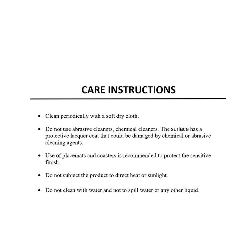 Sevita Humphrey Brown Handmade Solid Mango Wood Drum Side Table