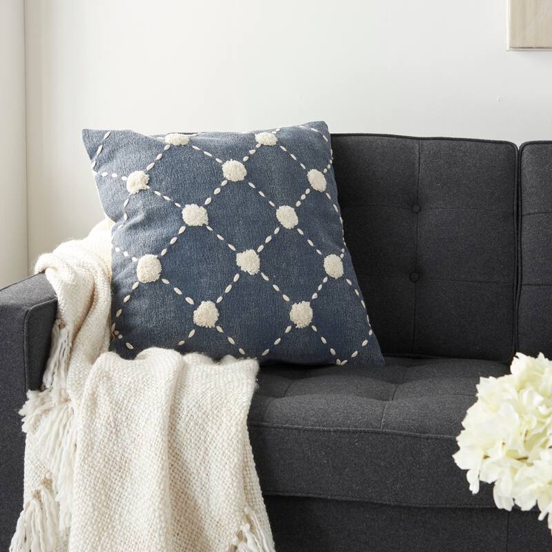 Mina Victory Life Styles Sage Throw Pillow , ( 20"X20" )