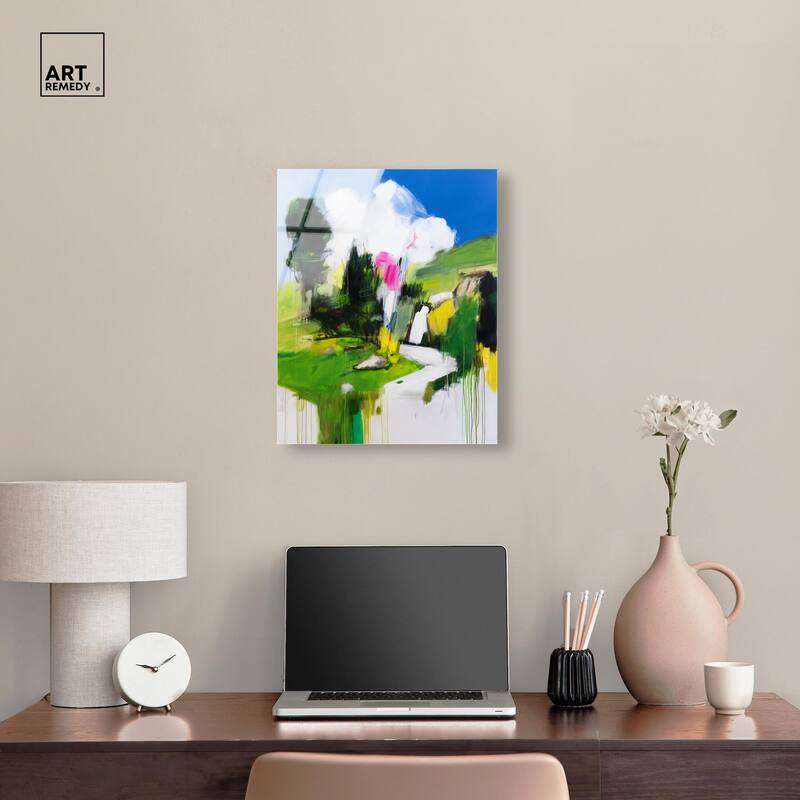Swiss Fields Acrylic by Art Remedy, Ready to Hang