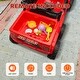 preview thumbnail 17 of 25, 12V Kids Ride-On Car with Remote Control, Ride on Truck with Back Trailer, Spring Suspension, & Seatbelt - Electric Vehicle