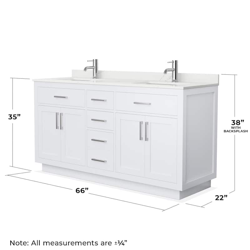 Wyndham Collection WCG262666D-QTZ-UNSMXX Beckett TK 66" Free Standing