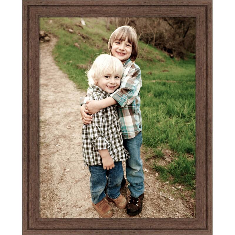 Florence Gold Framed Picture Frame, Photo Frame - 11x14 - Florence Medium Brown