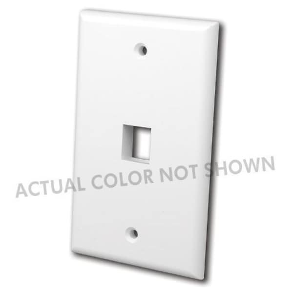 Keystone 1 Port Wall Plate Light Almond. Opens flyout.