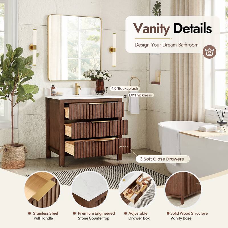 Shenzhen Bath Vanity with Composite Stone Top without Mirror