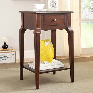 Daniella 1-drawer Wood Storage Accent End Table