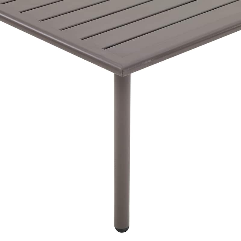 Cali Bay Outdoor Metal Side Table - 19.75"x19.75"x19.75"